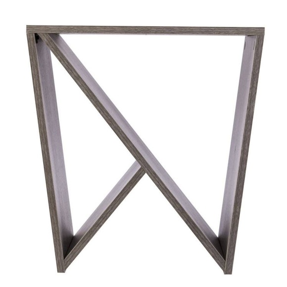 Southern Enterprises Bullingdon Geometric Side Table in Gray, NIB - Picture 3 of 3